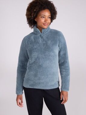 Mountain Warehouse Teddy Womens Half-Zip Fleece Pullover Jacket - #250